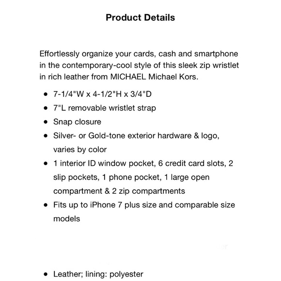 Auth Used MK Adele Double-Zip Pebble Leather Phone Walllet/Wristlet (Blue) - Picture 8 of 9